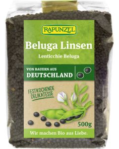 Beluga Linsen schwarz, 500g