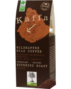 10er-Pack: Kaffa Wildkaffee Espresso - GEMAHLEN, 250g
