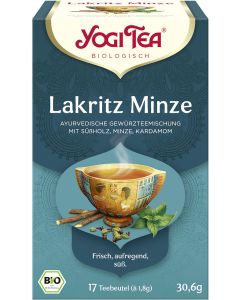 6er-Pack: Yogi Tea Lakritz mit Minze, 30,6g