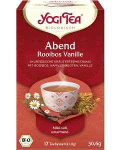 6er-Pack: Yogi Tea Abend Rooibos Vani, 30,6g