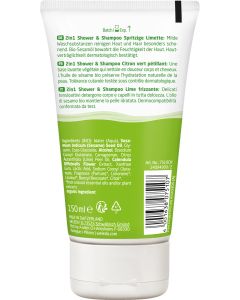 Kids 2in1 Shower Limette, 150ml