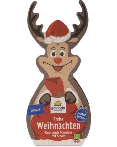 12er-Pack: Sesam-Mandeln Rudi Rentier, 50g