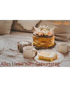 Geschenkgutschein / Geschenkkarte "Alles Liebe zum Geburtstag"