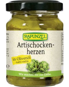 Artischockenherzen in Olivenöl, 120g