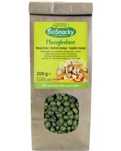 4er-Pack: Mungbohne bioSnacky, 200g