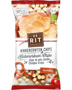 8er-Pack: Kichererbsen-Chips Paprika, 75g