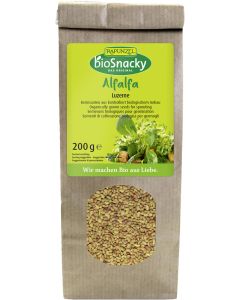 4er-Pack: Alfalfa Luzerne bioSnacky, 200g