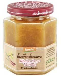 6er-Pack: Rhabarber-Vanille Fruchtauf, 200g