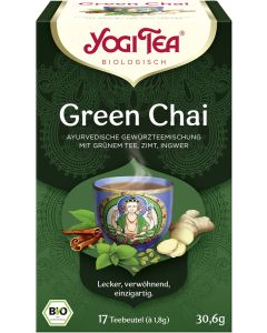 6er-Pack: Yogi Tea Green Chai, 30,6g