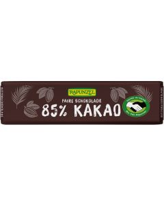 Bitterschokolade Täfelchen 85% HIH, 20g