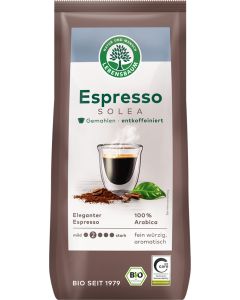 6er-Pack: Solea Espresso entkoffeiniert - gemahlen, 250g