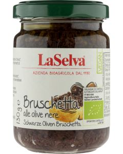 6er-Pack: Bruschetta schwarze Oliven, 130g