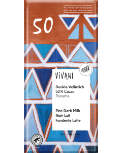 10er-Pack: Dunkle Vollmilch 50% Cacao, 80g