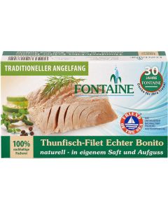 10er-Pack: Thunfisch Bonito, naturell, 120g