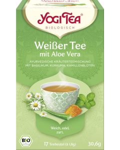 6er-Pack: Yogi Tea Weißer Tee Aloe, 30,6g