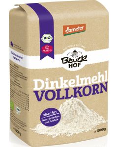 8er-Pack: Demeter Dinkelmehl Vollkorn, 1kg