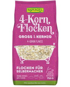 5er-Pack: 4-Korn-Flocken, 750g