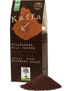 10er-Pack: Kaffa Wildkaffee Espresso - GEMAHLEN, 250g