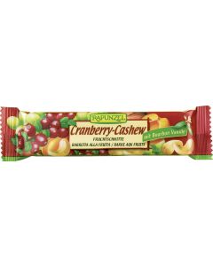 Fruchtschnitte Cranberry-Cashew, 40g