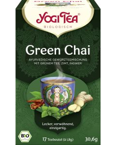 6er-Pack: Yogi Tea Green Chai, 30,6g