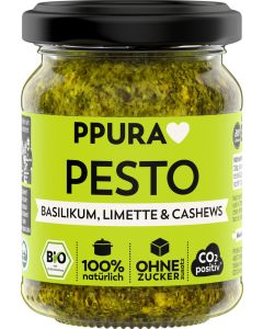 6er-Pack: Pesto Basilico Limette, 120g