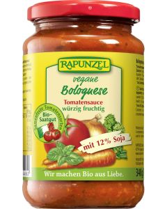 Tomatensauce Bolognese, vegan, mit Soja, 330ml