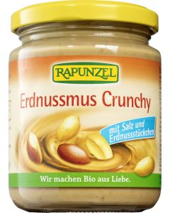 Erdnussmus Crunchy mit Salz, 250g