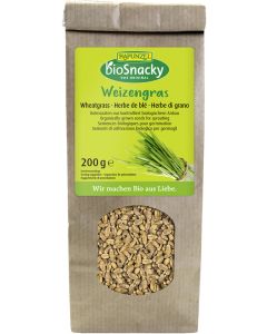4er-Pack: Weizengras bioSnacky, 200g