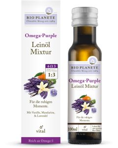 Omega Purple Leinöl Mixtur, 100ml