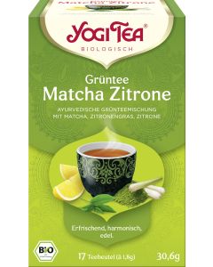 6er-Pack: Yogi Tea Grüntee Matcha Zit, 30,6g