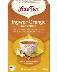 6er-Pack: Yogi Tea Ingwer Orange, 30,6g