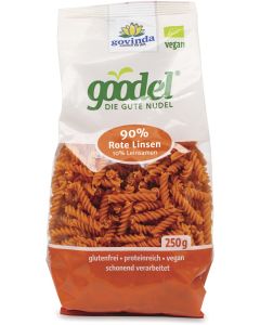 6er-Pack: Goodel Nudel 90% R. Linsen, 250g