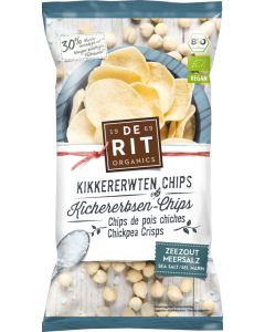 8er-Pack: Kichererbsen-Chips Meersalz, 75g