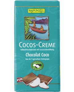 Vollmilch Schokolade Cocos-Creme gefüllt HIH, 100g