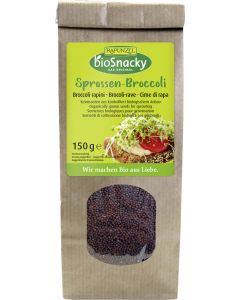 4er-Pack: Sprossen-Broccoli bioSnacky, 150g