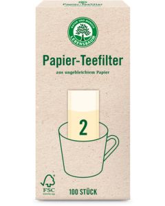 12er-Pack: Papierteefilter Größe 2, 100St