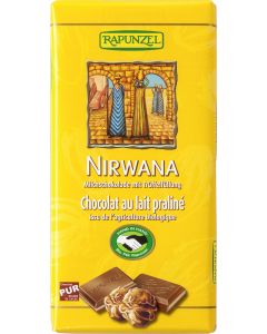 Nirwana Milchschokolade mit Praliné-Füllung HIH, 100g