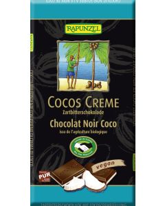 Zartbitter Schokolade Cocos-Creme gefüllt HIH, 100g