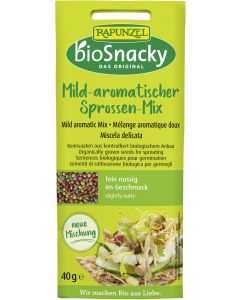 Mild-aromatischer Sprossen-Mix bioSnacky, 40g