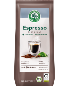 Solea Espresso entkoffeiniert - gemahlen, 250g