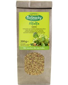 4er-Pack: Alfalfa Luzerne bioSnacky, 200g