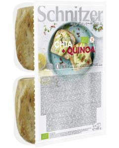 4er-Pack: Brot Chia+Quinoa, 500g