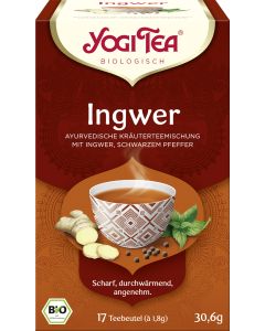 6er-Pack: Yogi Tea Ingwer, 30,6g