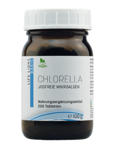 Chlorella Mikroalgen, 250 Tabletten