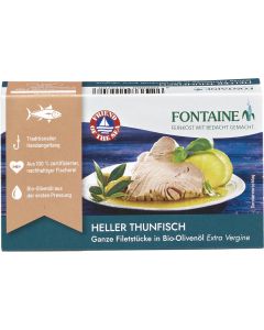 10er-Pack: 10er-Pack: Heller Thunfisch in BIO-Olivenöl, 120g