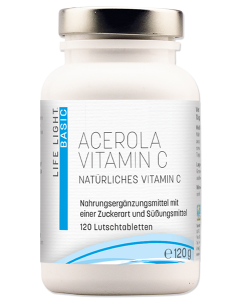 Acerola Vitamin C, 120 Lutschtabletten