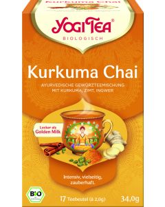 6er-Pack: Yogi Tea Kurkuma Chai, 34g