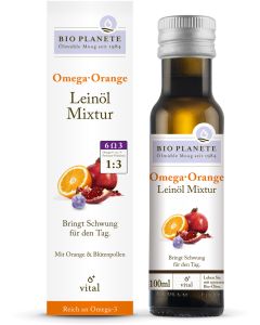 Omega orange Leinöl Mixtur, 100ml