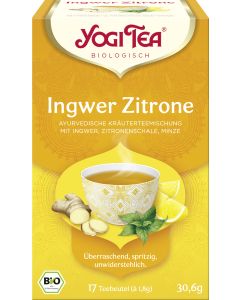 6er-Pack: Yogi Tea Ingwer Zitrone, 30,6g