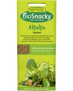 Alfalfa Luzerne bioSnacky, 40g